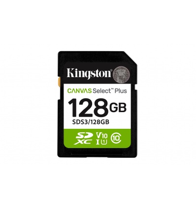 Kingston Canvas Select Plus/SDXC/128GB/UHS-I U1 / Class 10