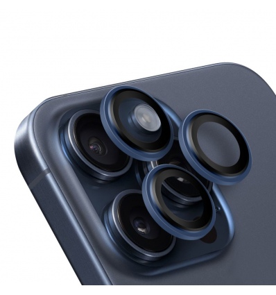 OBAL:ME Ochrana Čoček pro Apple iPhone 15 Pro/15 Pro Max Blue Titanium