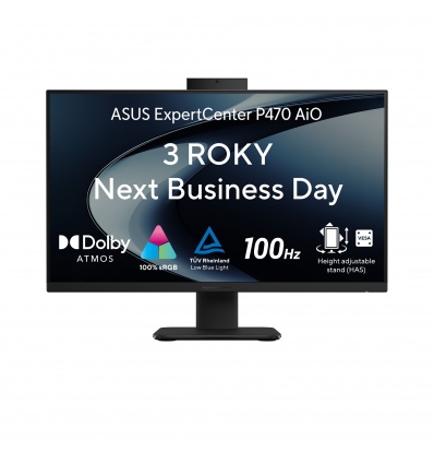 ASUS ExpertCenter/P470VAK-BPE048X/27"/FHD/i7-13620H/32GB/1TB/Intel int/W11P/Černá/3ROn-Site