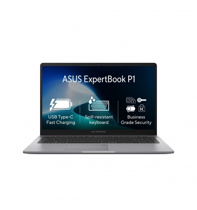 ASUS ExpertBook P1/P1503CVA-S71160X/i3-1315U/15,6"/FHD/8GB/256GB SSD/UHD/W11P/Gray/2R