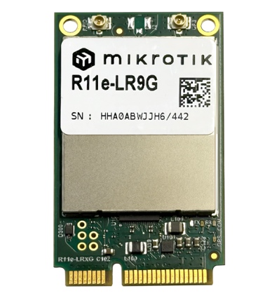 MikroTik R11e-LR9G, LoRa miniPCI-e card pro 902-928MHz
