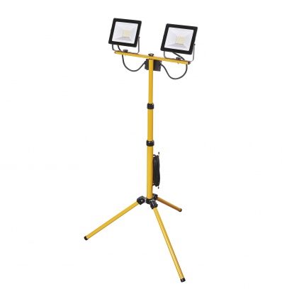 LED REFLEKTOR HOBBY SLIM 2× 30W 4800LM + TROJNOŽKA