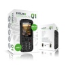EVOLVEO StrongPhone Q1, vodotěsný odolný Dual SIM telefon, černý
