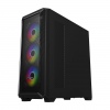 FSP ATX Midi Tower CMT591A/Midi Tower/Transpar./Černá