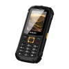 EVOLVEO StrongPhone Q1, vodotěsný odolný Dual SIM telefon, černo-oranžový