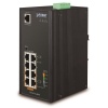 Planet IGS-4215-4P4T průmyslový L2 switch, 8x1Gb, 4x PoE 802.3af 140W, 48-54VDC, -40~75°C, IP30