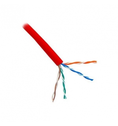 PLANET kabel UTP, lanko, 4pár,Cat 5e Planet Elite červený, balení 305m