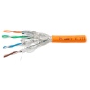 PLANET Elite kabel FTP, drát, Cat 7, 4pár, 600MHz, SFTP LS0H B2ca- stíněný každý pár, oranžový, Dca, balení 500m