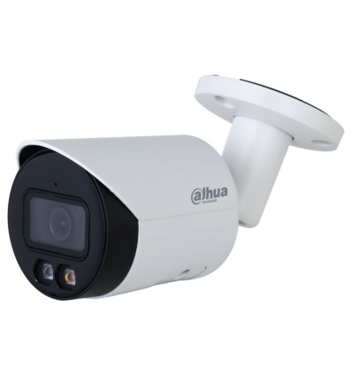 Dahua IPC Lite 4Mpix 20fps Full-Color/ bullet/ 2,8mm (95st)/ WDR/ IR+white 30m/ mikrofon/ SMD+