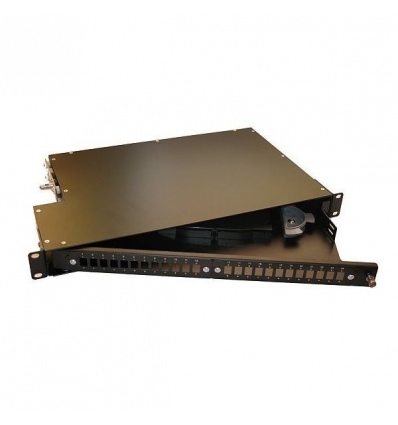 XtendLan 19" optický rozvaděč, 24 portů simplex SC/LC, otočná montáž