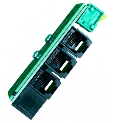 TINYCONTROL tBSm splitter rozšíří o 3 porty 1wire, na DIN lištu pro LK4