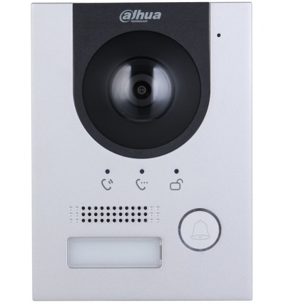 Dahua Dveřní stanice dual IP a IP 2-drát/ 1x zvonek/ 2Mpix 169st WDR/ PoE 802.3af/ IP65/ IK07