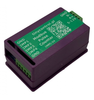 TINYCONTROL čítač pulsů tMPC-04 Modbus pro LK3 a LK4