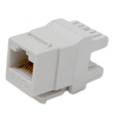 XtendLan Keystone jack RJ45, narážecí, CAT6, UTP, 180°, narážení zezadu