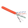 PLANET Elite kabel UTP, drát, Cat 5e, fyzicky 6A, 4p, LS0H, oranžový, balení 305m, B2ca-s1,d1,a1