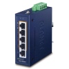 Planet IGS-504PT v3 Průmyslový PoE switch, 5x 1Gb, 4x PoE 802.3at 120W, -40 až +75°C, dual 48-54VDC, IP30, fanless