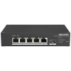 Hikvision DS-3T1306P-SI/HS - Smart managed switch , 4x 100Mb PoE + 1x Gb RJ45 + 1x Gb SFP, 60W