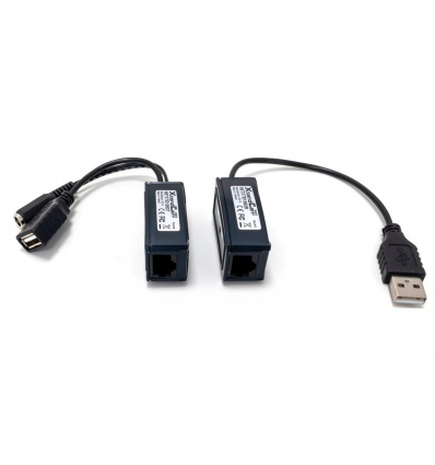 XtendLan Extender USB 1.1 po CAT5E na 70/300m,pasivní,s napájením vzdáleného zařízení