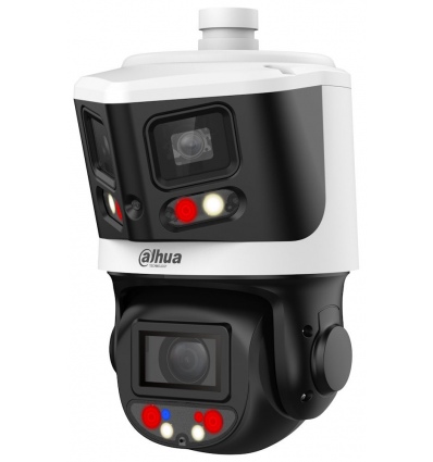 Dahua PTZ IP dual TiOC 4Mpix 10x zoom + panorama 8Mpix 180st/ IR70m+White30m/ WDR/ PoE+/ IP66/ SMD 4.0/ AI analytiky