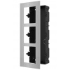 Hikvision DS-KD-ACF3/S - 3-rámeček interkomu pro zápustnou montáž nerez