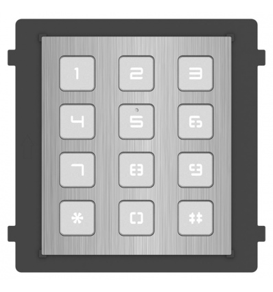 Hikvision DS-KD-KP/S - Modul interkomu s kódovou klávesnicí nerez