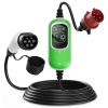 EVSE AC přenosná, třifázová nabíječka pro elektromobily, pro domácnosti, 11kW, 400 V, 16 A, 6m kabel s konektorem T2