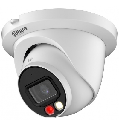 Dahua IPC Lite 8Mpix 20fps Full-Color/ turret/ 2,8mm (111st)/ WDR/ IR+white 30m/ Mikrofon/ SMD+
