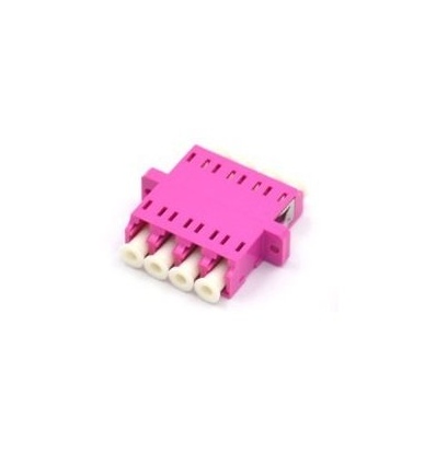 XtendLan LC-LC quad adapter, MM, OM4, fialová, do optických rozvaděčů
