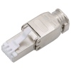 XtendLan Konektor STP RJ-45 CAT6A, drát, stíněný, bez nástoje