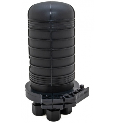 XtendLan Vodotěsná optická spojka, zemní/zeď/stožár, 24 vláken, 4x6, 4 prostupy, matice, 300x120mm