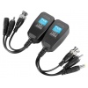 XtendLan Balun pasivní pro AHD/HDCVI/HD-TVI/PAL do 8Mpix, vč. přenosu audio/data a napájení max. 1,5A, cena za pár