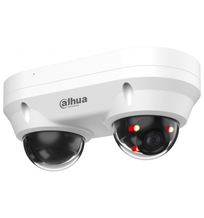 Dahua dual-IPC Wizsence 2x4Mpix/ dome/ 2,8mm (102st)/ WDR/ IR30m+White20m/ mikrofon/ SMD+