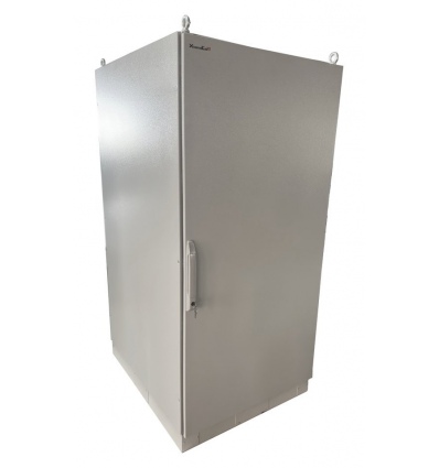 XtendLan Venkovní rozvaděč pro 19", 32U, š. 800, hl.1000mm, IP54, ventilace s termostatem, šedý, podstavec