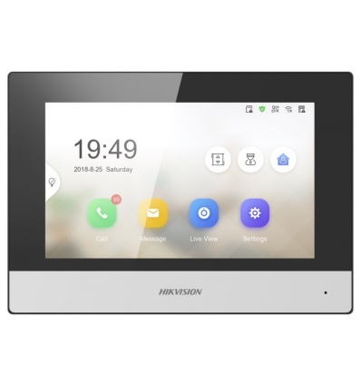 Hikvision DS-KH6320-WTE1 - 7" IP bytový dotykový monitor, Wi-Fi PoE