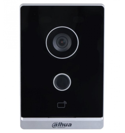 Dahua Dveřní stanice IP/ 1x zvonek/ 2Mpix 125st WDR/ RFID 13,56MHz/ LAN+WiFi/ PoE/ IP65/ plast/ povrchová montáž