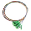 XtendLan FO pigtail LC/APC, 9/125, 0,9mm, 1m, LS0H, ZWP, sada 12 pigtailů různé barvy, G.652d