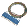 XtendLan FO pigtail SC, 9/125, 0,9mm, 1m, LS0H, ZWP, sada 12ti pigtailů různé barvy, G.652d