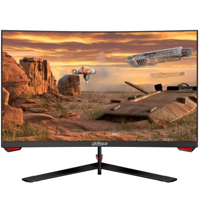 DAHUA 24" LED LM24-E230C/ herní/ VA panel/ 1920x1080 (FHD)/ 3000:1/ 1ms/ 250 cd/m2/ HDMI/ DP/ VESA 75x75/ černý