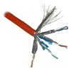 PLANET kabel FTP, drát, Cat 5e, fyzicky 6A, 4p, LS0H, stíněný každý pár, Planet Elite, oranžový, Dca, balení 500m