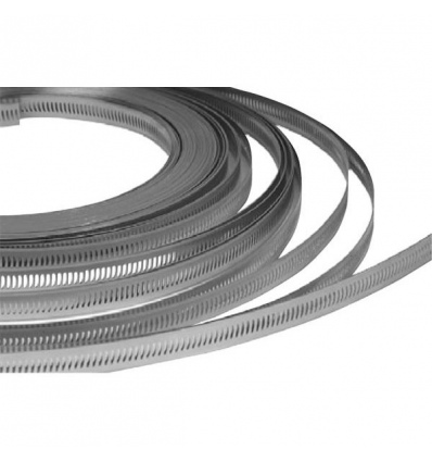 XtendLan nerezová perforovaná páska 14mm tl. 0,6mm - 1 metr