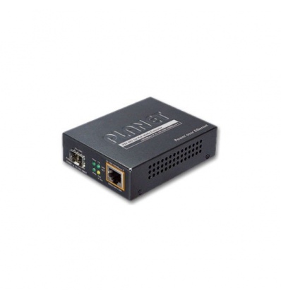 Planet GTP-805A konvertor RJ45/SFP, 1Gbps, PoE injektor 802.3at