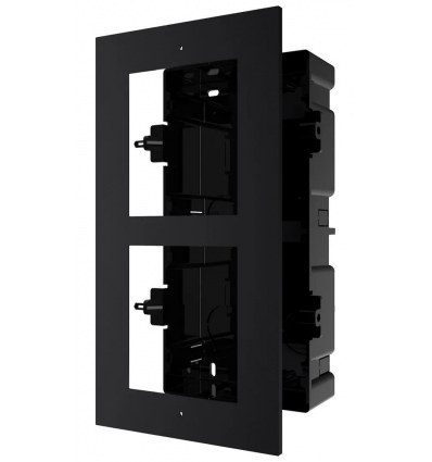Hikvision DS-KD-ACF2/Black BV - 2- rámeček interkomu pro zápustnou montáž černý