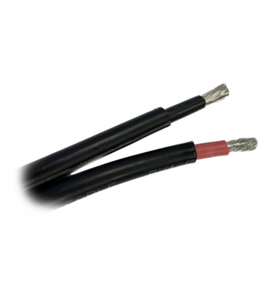 XtendLan SC6-1M-2C solární kabel 1500V/32A, 1m (průřez 2x 6mm) měděný odběr na desítky m