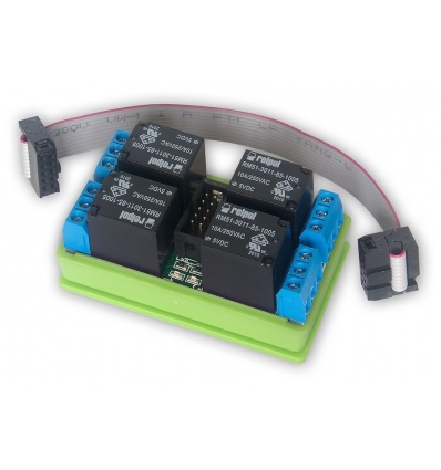 TINYCONTROL rozšiřující modul pro LAN ovladači, 4x relé 10A pro LK3 a LK4