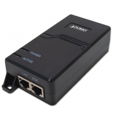 Planet POE-163 PoE injektor IEEE802.3at, 30W, 1000Base-T, na zeď
