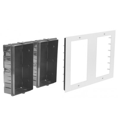 XtendLan rámeček zapuštěný pro 2x2 moduly (DPC-D2D81 a DPC-D281)