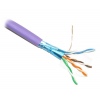 PLANET kabel FTP, drát, 4pár, Cat 5e, LS0H, Dca, Planet Elite, fialový, metráž, cena 1m