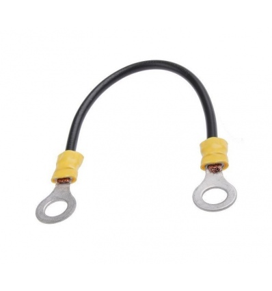 Solarmi Kabel pro spojení baterií, 25cm, 10mm2, 2x očko M8