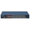 Hikvision DS-3E0326P-E/M(C) - Switch 24× 100 TX PoE, 1 Gigabit RJ45 port, 1 Gigabit combo port