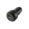 Natec nabíječka do auta CONEY, 1XUSB, 1XUSB-C, 48W